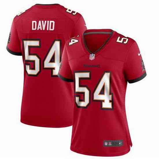 Women Nike Tampa Bay Buccaneers #54 Lavonte David Red Vapor Limited Jersey