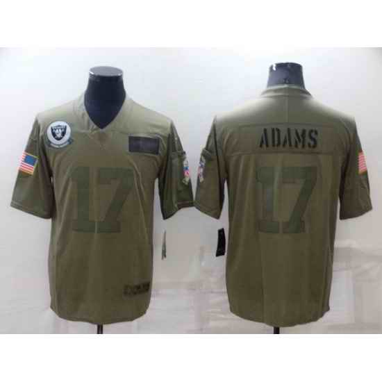 Men Las Vegas Raiders #17 Davante Adams Camo Salute To Service Limited Stitched jersey