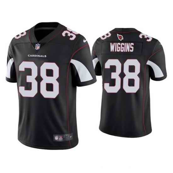 Men Arizona Cardinals #38 James Wiggins Black Vapor Untouchable Limited Stitched Jersey