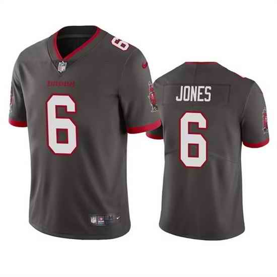 Men Tampa Bay Buccaneers #6 Julio Jones Grey Vapor Untouchable Limited Stitched Jersey