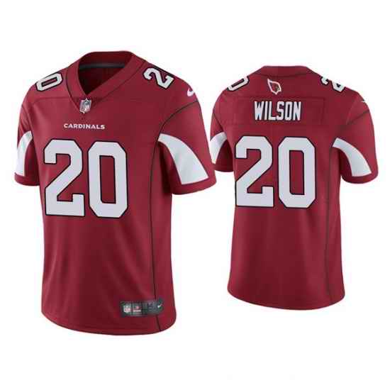 Men Arizona Cardinals #20 Marco Wilson Red Vapor Untouchable Limited Stitched Jersey