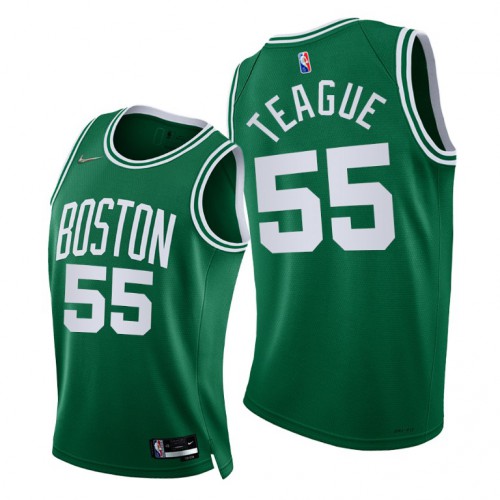 Nike Boston Celtics #55 Jeff Teague Youth 2021-22 75th Diamond Anniversary NBA Jersey Green Youth