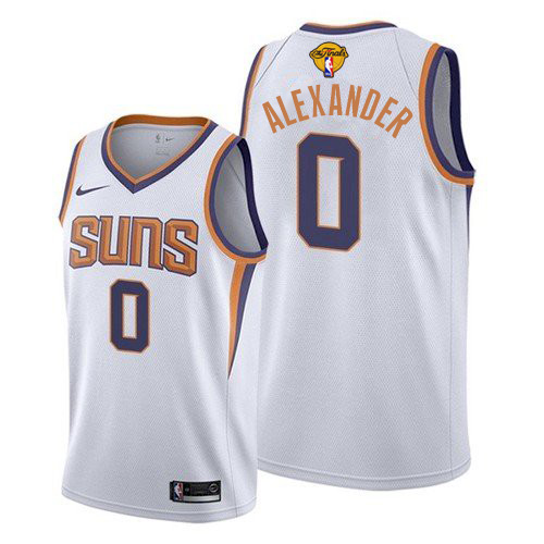 Nike Phoenix Suns #0 Ty-Shon Alexander Youth 2021 NBA Finals Bound Swingman Association Edition Jersey White Youth