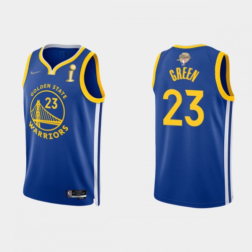 Golden State Golden State Warriors #23 Draymond Green Men’s Nike Blue 2021-22 NBA Finals Champions Swingman Jersey Men’s