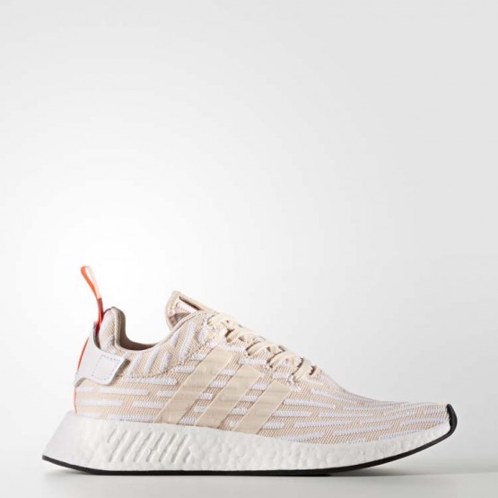 Womens Linen/White Adidas Originals Nmd_r2 Shoes 120CMITS