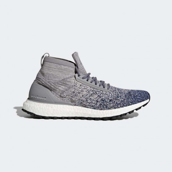 Mens Grey/Noble Indigo Adidas Ultraboost All Terrain Running Shoes 132HCASY