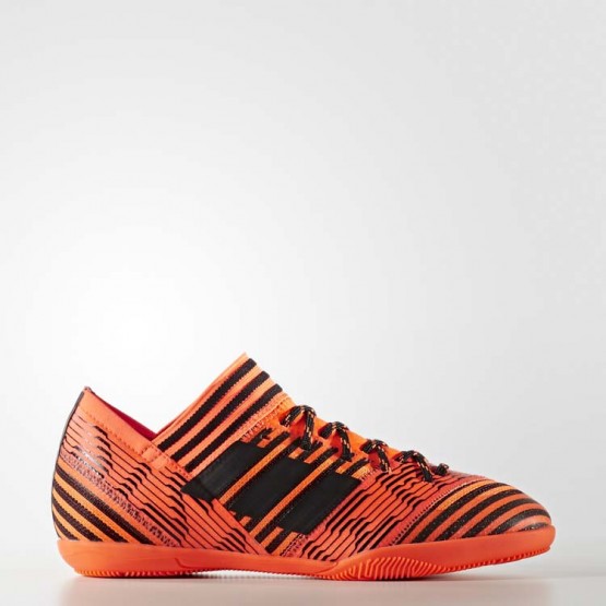 Kids Solar Orange/Core Black/Solar Red Adidas Nemeziz Tango 17.3 Indoor Soccer Cleats 293GKPAQ