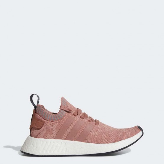 Womens Raw Pink Adidas Originals Nmd_r2 Primeknit Shoes 378EZKVQ