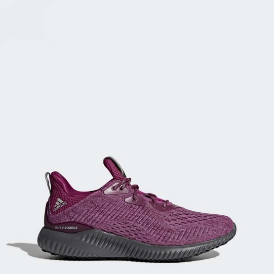 Womens Mystery Ruby/Bahia Magenta/Grey Adidas Alphabounce Em Running Shoes 502JMNSZ