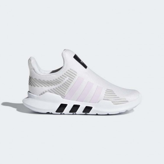 Kids White Adidas Originals Eqt Adv 360 Shoes 562ITJPL