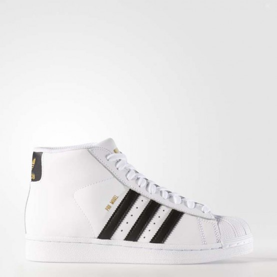 Kids White Ftw/Core Black Adidas Originals Pro Model Shoes 569NYRDZ