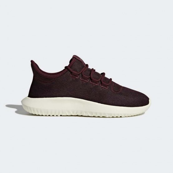 Womens Maroon/Light Maroon/Legacy White Adidas Originals Tubular Shadow Shoes 595AMYHI