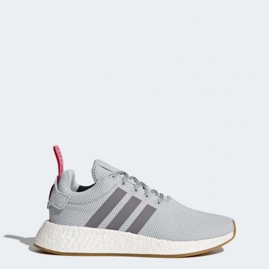 Womens Grey/Shock Pink Adidas Originals Nmd_r2 Shoes 613IPJEB