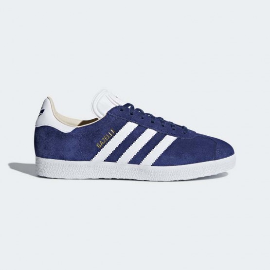 Womens Noble Indigo/White Adidas Originals Gazelle Shoes 716XSQEI