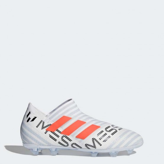 Kids White Ftw/Warning/Clear Grey Adidas Nemeziz 17+ 360 Agility Firm Ground Cleats Soccer Cleats 844EMQGW