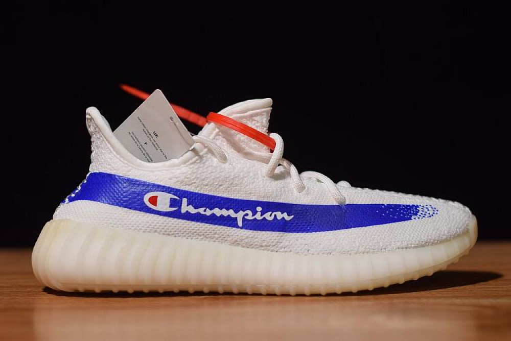 Champion x Yeezy Boost 350 V2 White Royal F36926